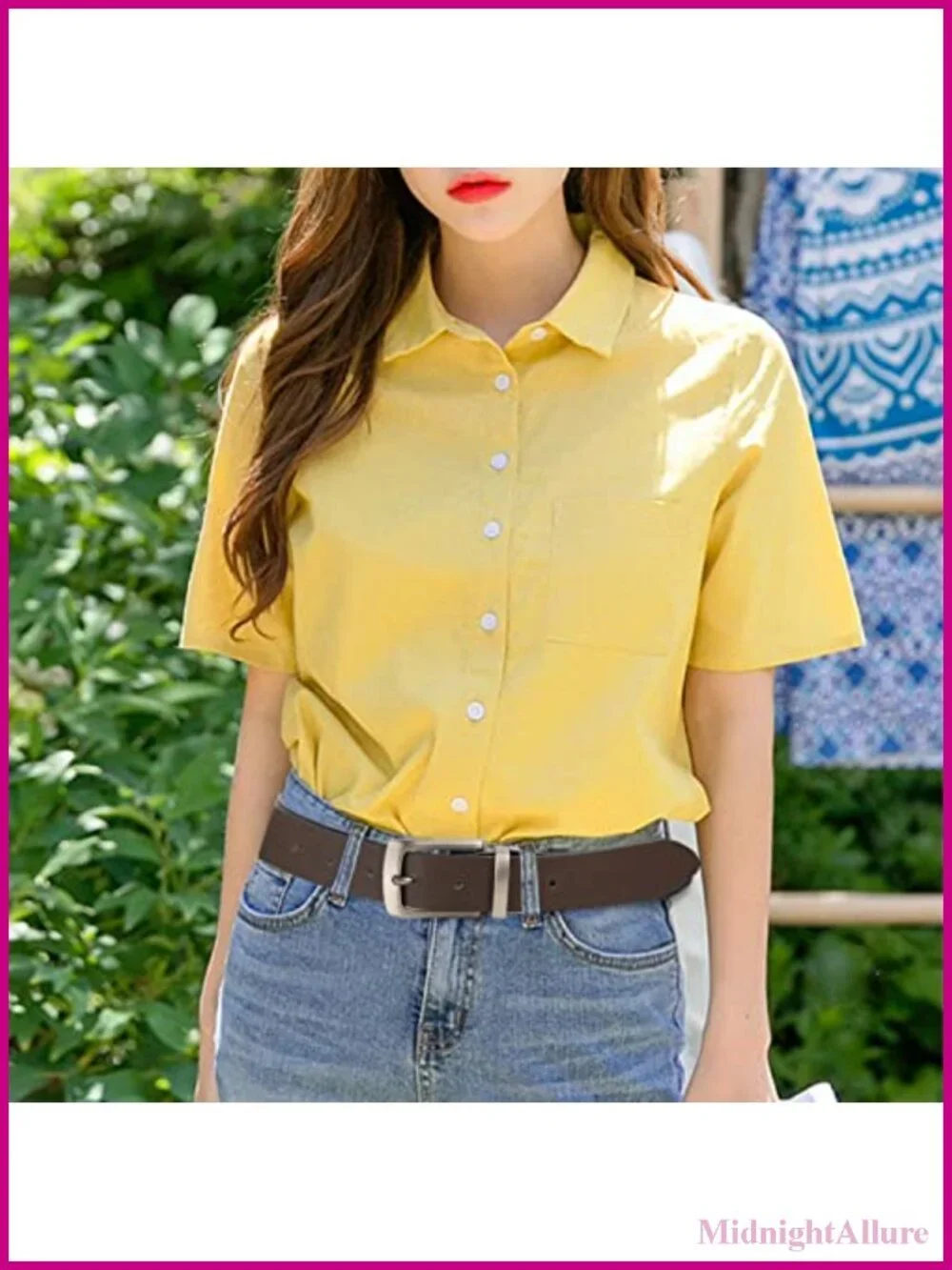 Reversible Leather Belt with Vintage Silver Buckle